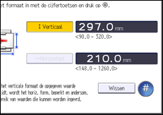 Afbeelding van bedieningspaneel