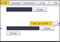 Afbeelding van bedieningspaneel