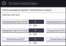 Afbeelding van bedieningspaneel