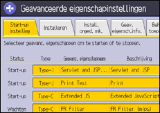 Afbeelding van bedieningspaneel