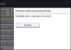 Illustrasjon av kontrollpanelet