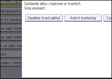 Illustrasjon av kontrollpanelet