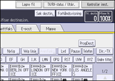 Illustrasjon av kontrollpanelet