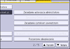 Ilustracja ekranu panela operacyjnego