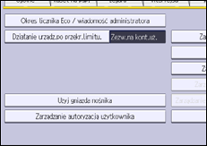 Ilustracja ekranu panela operacyjnego