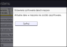Ilustracja ekranu panela operacyjnego