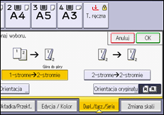 Ilustracja ekranu panela operacyjnego