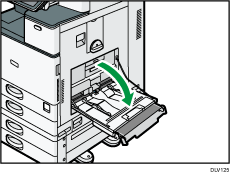 Imagem da bandeja de alimentação manual