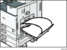 Imagem da bandeja de alimentação manual