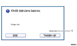 İşlem paneli ekran gösterimi numaralandırılmış balonlu resim