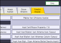 İşlem paneli ekran çizimi