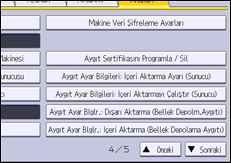 İşlem paneli ekran çizimi
