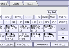 İşlem paneli ekran çizimi