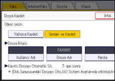 İşlem paneli ekran çizimi