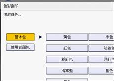 操作面板畫面說明圖