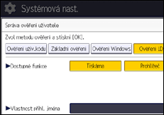 Ilustrace displeje ovládacího panelu