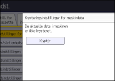 Illustration af display på betjeningspanelet