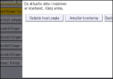 Illustration af display på betjeningspanelet