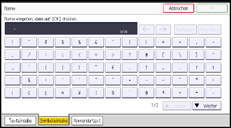 Abbildung Bedienfeld-Display
