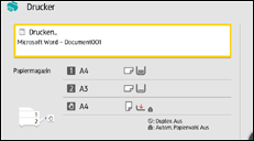 Abbildung Bedienfeld-Display