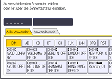 Abbildung Bedienfeld-Display