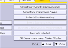 Abbildung Bedienfeld-Display