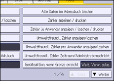 Abbildung Bedienfeld-Display