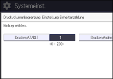 Abbildung Bedienfeld-Display