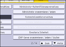 Abbildung Bedienfeld-Display