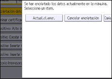 Ilustración de la pantalla del panel de mandos
