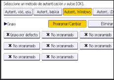 Ilustración de la pantalla del panel de mandos