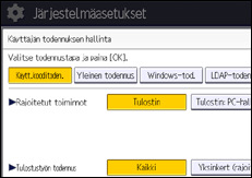Käyttöpaneelin näyttö