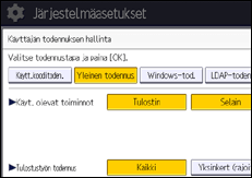 Käyttöpaneelin näyttö