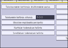 Käyttöpaneelin näyttö
