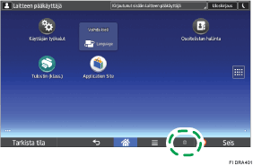 Käyttöpaneelin näyttö