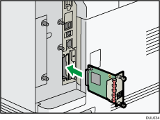 Illustration de l'unité d'interface