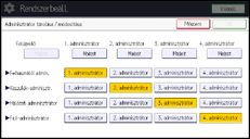 A kezelőpanel ismertetése