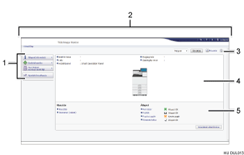 Webböngésző ábrája számozott illusztráció