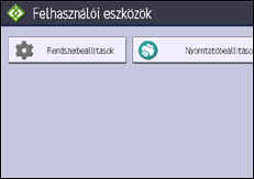 A kezelőpanel ismertetése