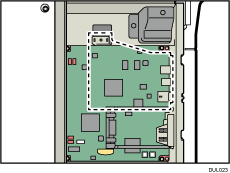 Illustrazione della scheda controller