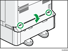 Illustratie van de printer