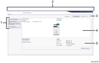 Schermafbeelding van internetbrowser (afbeelding met genummerde items)