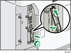Illustratie van controllerkaart