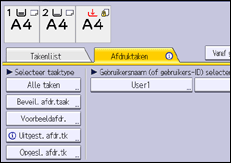 Afbeelding van bedieningspaneel