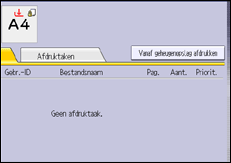Afbeelding van bedieningspaneel