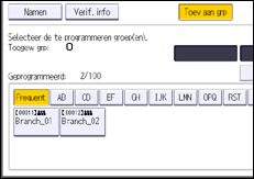 Afbeelding van bedieningspaneel