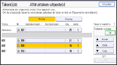 Afbeelding van bedieningspaneel
