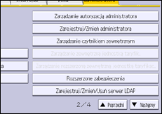 Ilustracja ekranu panela operacyjnego