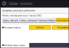 Ilustracja ekranu panela operacyjnego