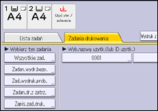 Ilustracja ekranu panela operacyjnego